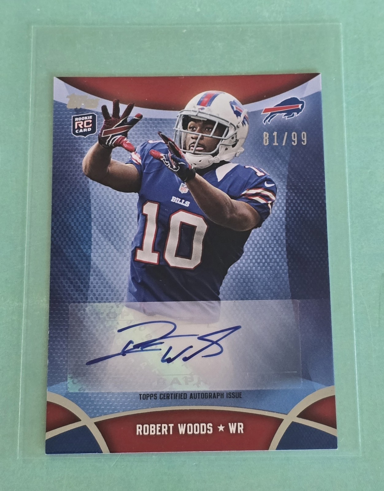 Robert Woods Topps Mini Autograph #MARW Base