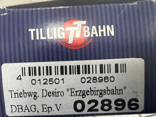 Tillig 02896 Triebwagen Desiro "Erzgebirgsbahn", DBAG, Ep. V | Condition: Gebraucht