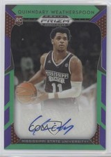 2019 Prizm Draft Picks Purple & Green /149 Quinndary Weatherspoon #49 Auto 0st9