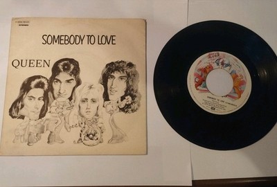 QUEEN - Somebody Tò Love - Schallplatte 45 7'' Original 1. Auflage 76 Italien