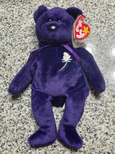 Retired Vintage Princess Diana TY Beanie Baby 1997 Elton John Candle in the Wind