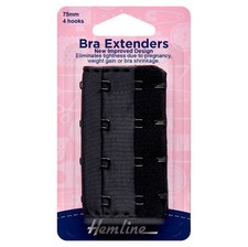 Hemline Bra Extenders 75mm - Full Range of Colours Available