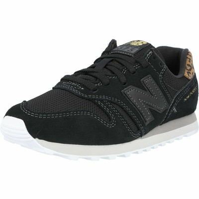 new balance trainers black and gold