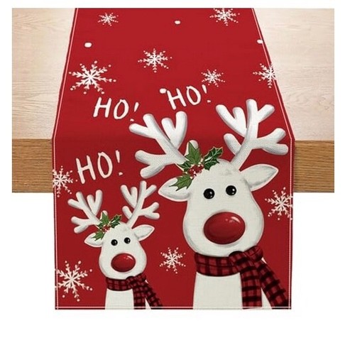 Weihnachten Tischläufer, 13 x 72 Zoll (Hirsch Schneemann)