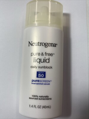 Neutrogena Sheer Liquid Daily Facial Sunscreen Broad Spectrum SPF 50