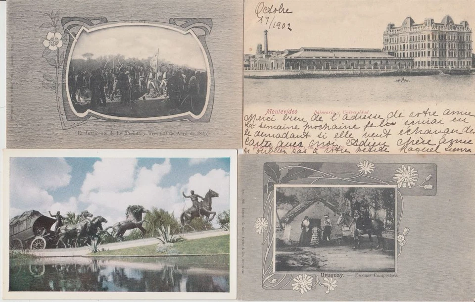 URUGUAY 28 Postales Vintage Mayormente anteriores a 1970 con MEJOR (L5870) Foto 4 de 4