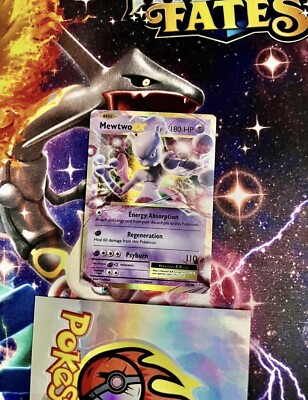 Pokemon Mewtwo EX XY Evolutions card 2016