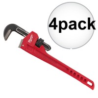 4pk 12 Steel Pipe Wrench Milwaukee 48-22-7112 on sale 4pk 12 Steel Pipe Wrench Milwaukee 48-22-7112 on sale