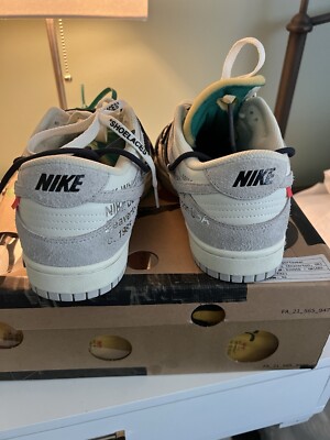 Size 10.5 - Nike Off-White x Dunk Low Lot 20 of 50 195240905212| eBay