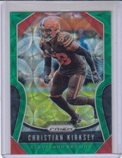 CHRISTIAN KIRKSEY 2019 Panini Prizm Prizms Green Scope #92 67/75 Browns