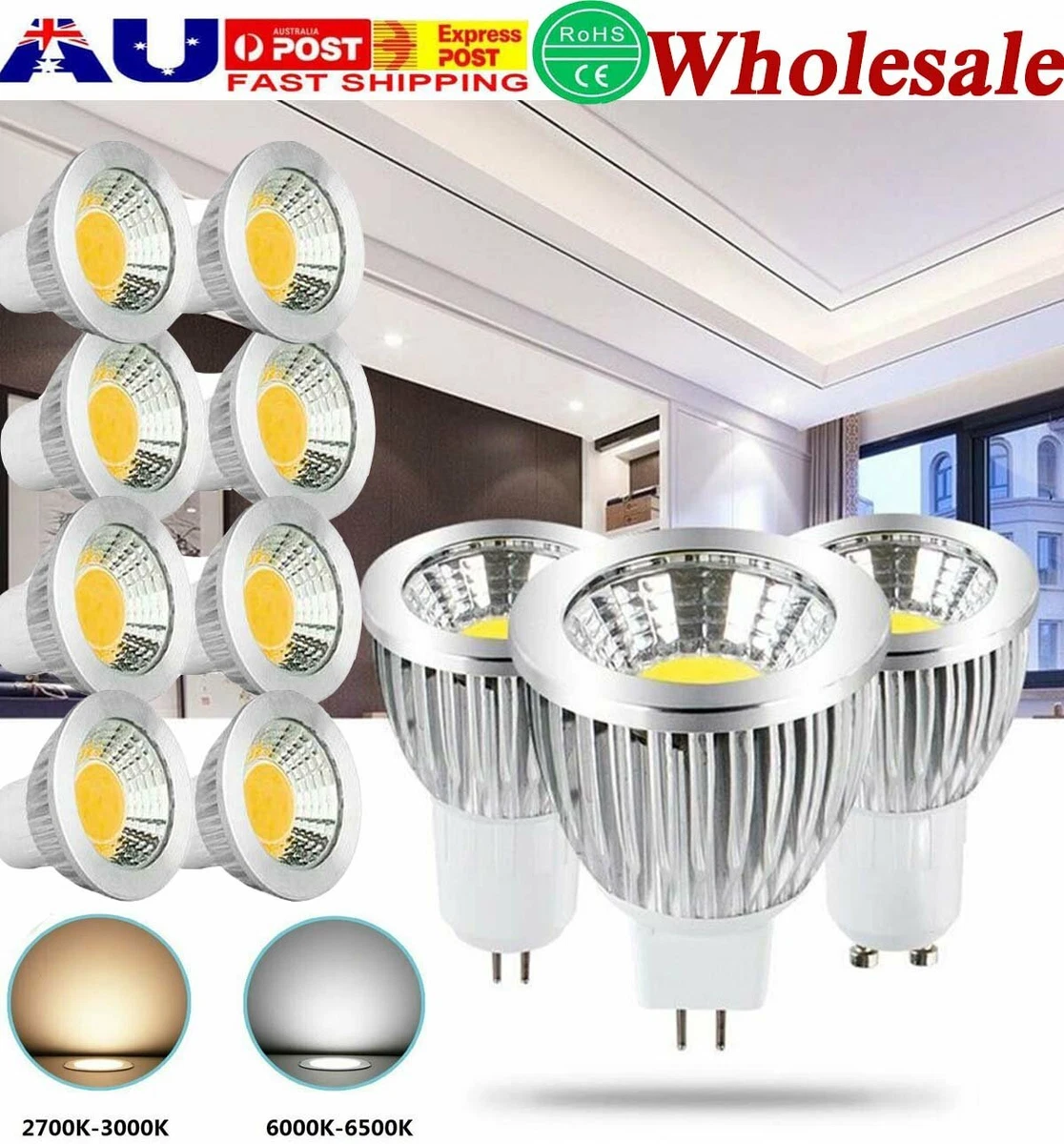 Led spotlight sale bulbs warm white