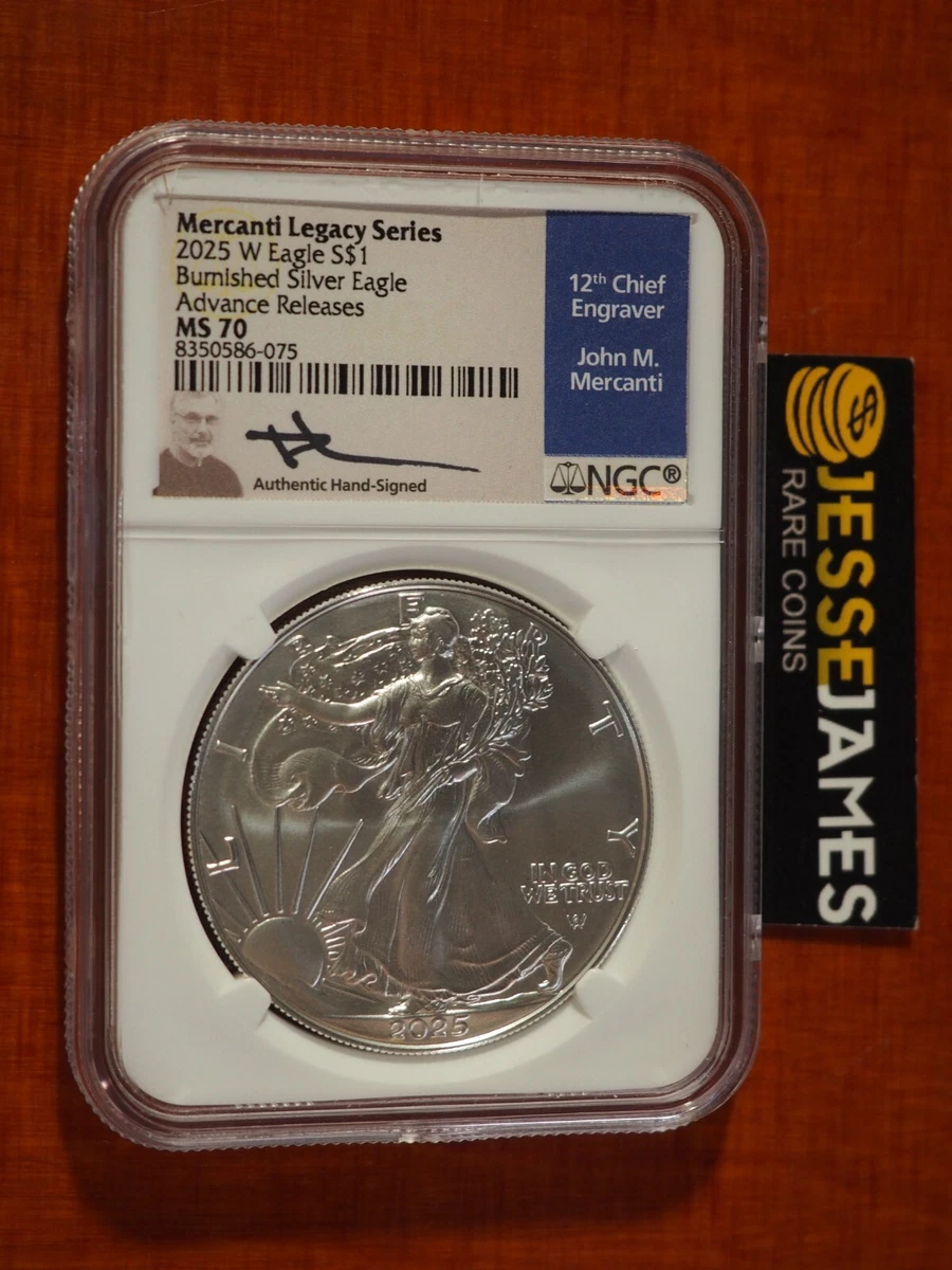 2023年 サモア イーグル 銀貨 John Mercanti. 2023年 サモア イーグル