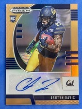 2020 Prizm Draft Picks Orange Auto Ashtyn Davis RC Rookie 28/149 #215