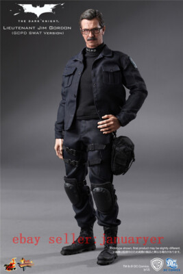 Perfect Hot Toys Mms182 1/6 The Dark Knight - Lt. Jim Gordon