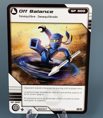 2011 Lego Ninjago Card #4621817 #69 Off Balance Masters of