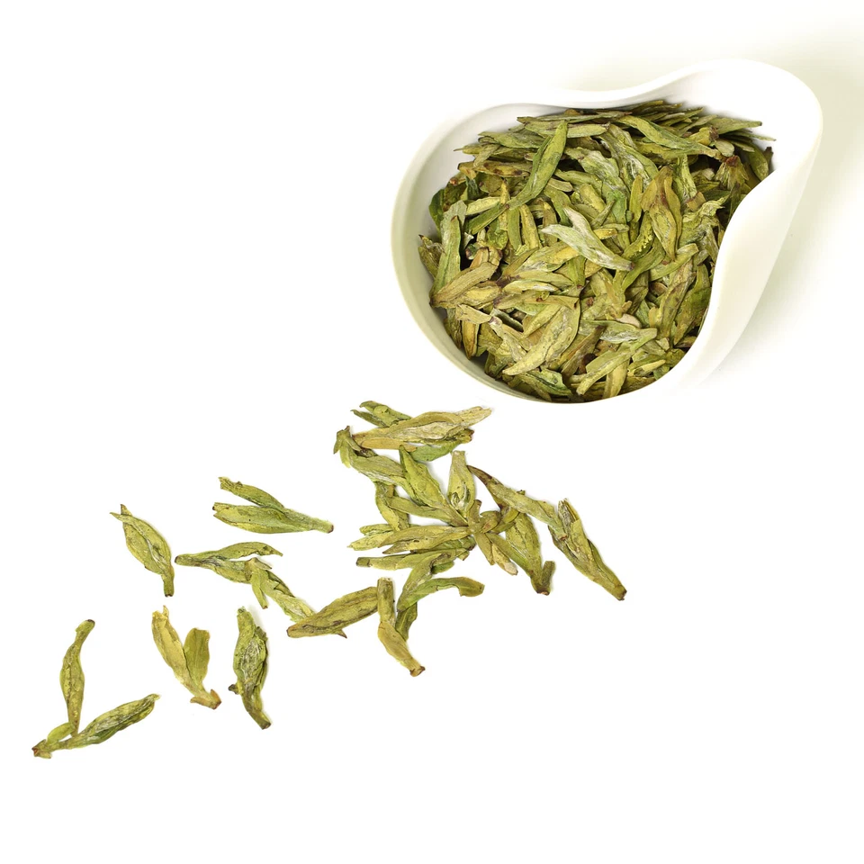 GOARTEA Nonpareil Supreme Xihu Longjing Dragon Well Chino Té Verde Hoja Suelta Foto 2 de 4