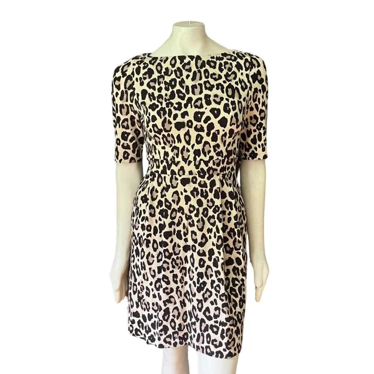 Kate spade leopard ponte best sale dress