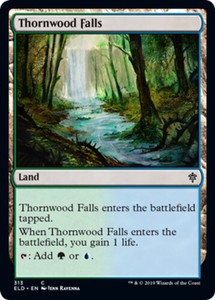 Thornwood Falls - Planeswalker Deck Exclusive x4 - Throne of Eldraine - NM-Mint,