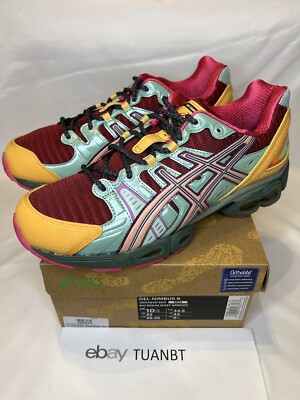 BRAND NEW ASICS BRAIN DEAD X GEL-NIMBUS 9 Rio Red/Almost Apricot