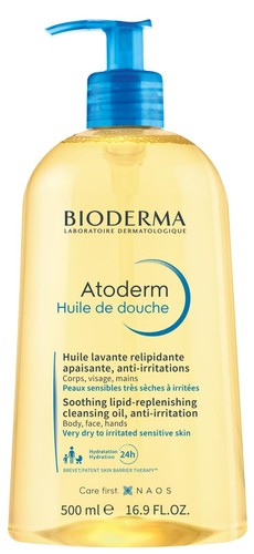 Toderm Shower oil - Ultra-nourishing cleansing oil for dry to very dry ...