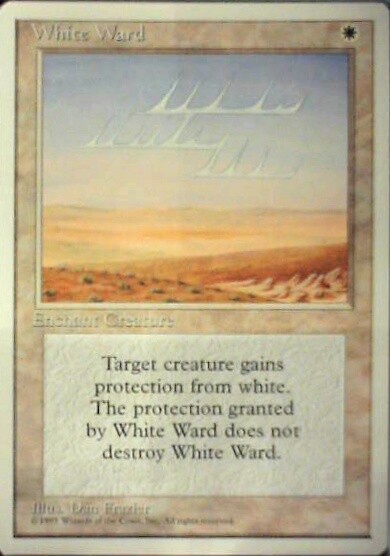White Ward - Fourth Edition: #57, Magic: The Gathering Nm R42