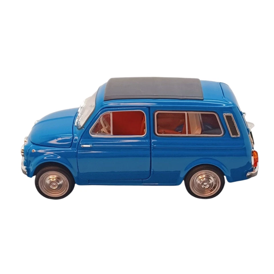 Modellini Auto vintage 1:24 deluxe collection Fiat 500 Panda 600 Multipla epoca - Immagine 3 di 4