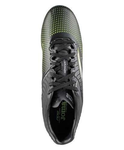Joma Men's Soccer Shoes Firm Ground Xpander 2301 Black/Lemon - Picture 7 of 8