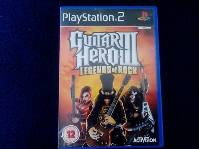 PLAYSTATION 2.GUITAR HERO.LEGENDS OF ROCK.NUR DVD.70 TRACKS.SEHR GUTER ZUSTAND.2007.