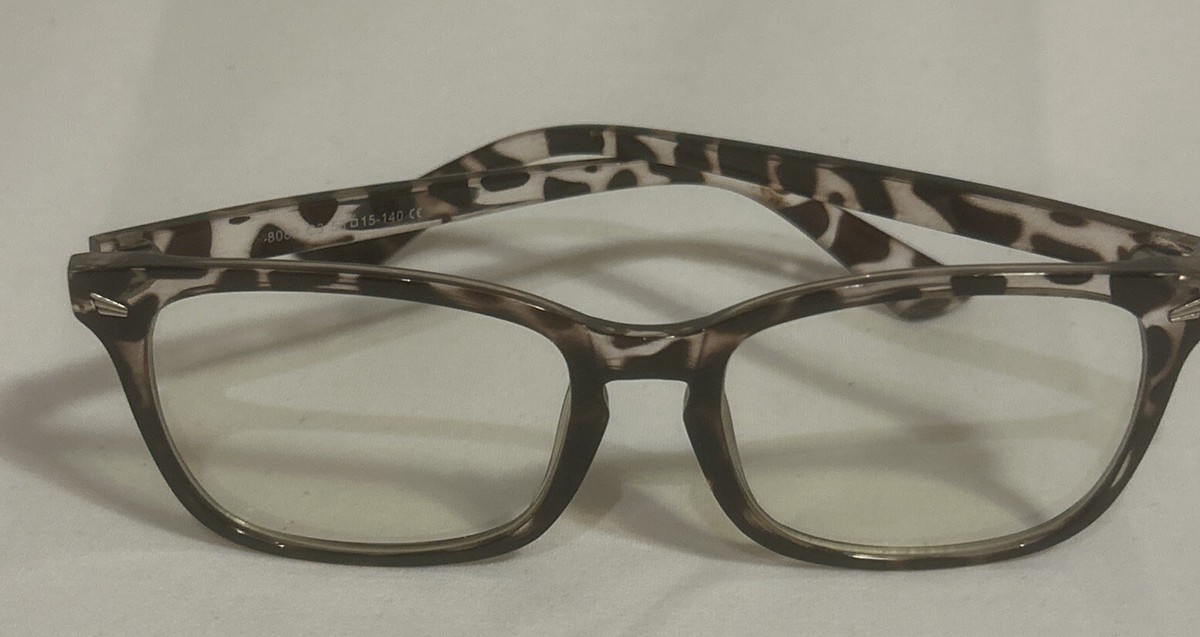 EYEGLASSES 8082 c3 53-15 140 Frames Only Tortoise Full rim Tortoise Shell Eyeglasses 8082 Eyewear 53 15 140 w Lens  main image 2