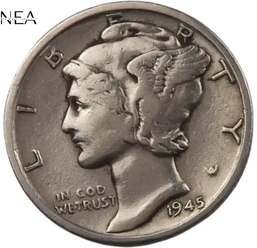 1945-S MICRO S Mercury Dime ~ Very Fine / Extra Fine (VF/XF)