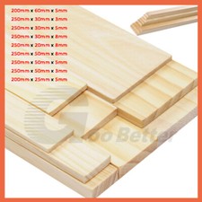 Balsaholz Kiefer Holzplatte Dicke 3/5/8mm Blätter Modell Bastel DIY Zuschnitt