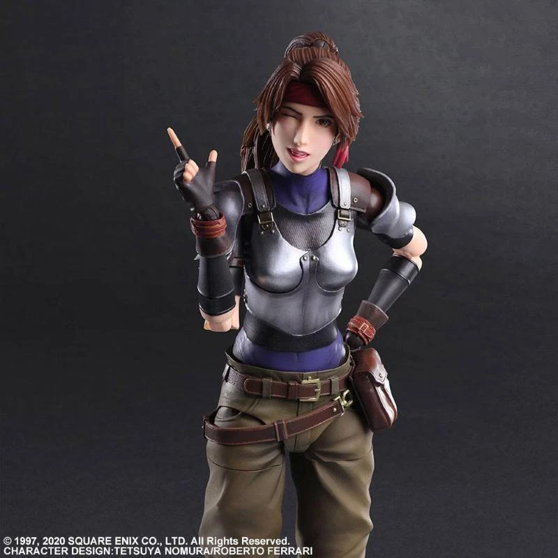 Final Fantasy VII Remake Play Arts Kai Action Figure Jessie 25 cm Square Enix - Immagine 4 di 4