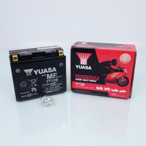 Batterie Für Suzuki GSX-R 750 WVBD1112 2000 YUASA YT12A-BS AGM Geschlossen