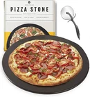 Heritage 15" Ceramic Pizza Non-Stick Stain Free Stone Set w/ Bonus Cutter
