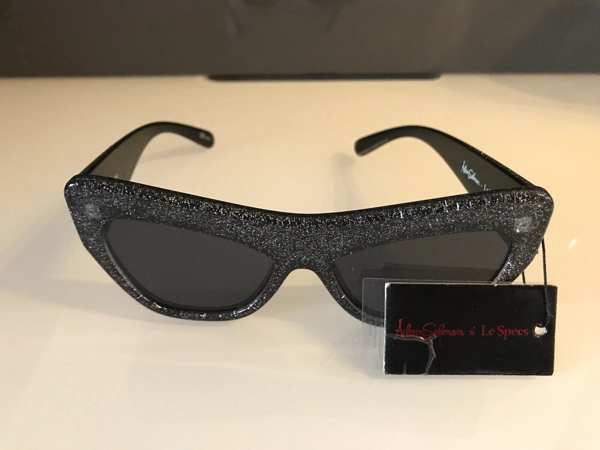 Black glitter deals sunglasses