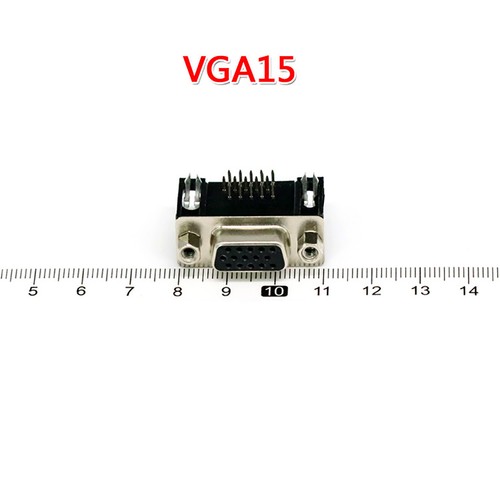 VGA15 DIY 15-pin Serial D-Sub Connector PCB Board Right Angle-Male&Female Plug - Picture 4 of 4