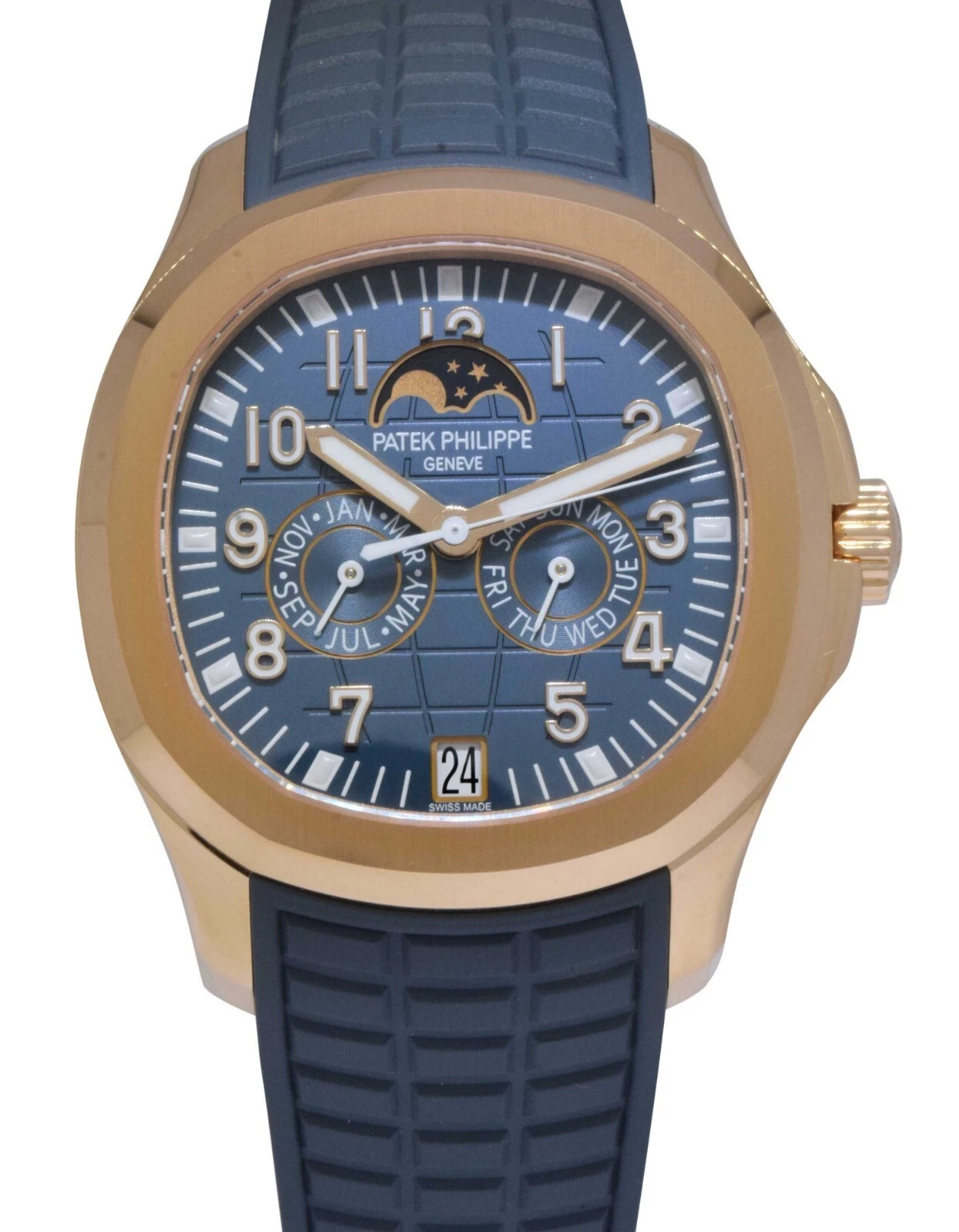 Patek Philippe — NEW Patek Aquanaut Annual Calendar 18k Rose Gold Watch B/P '23 5261R
