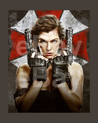 Resident Evil The Final Chapter (2016) Milla Jovovich 16x12 Foto Plakat Druck