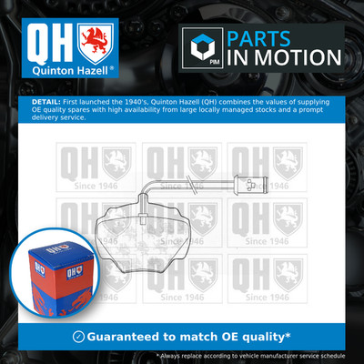 Brake Pads Set fits RANGE ROVER VOGUE 4.3 Rear 92 to 94 40D QH RTC4519 RTC5762