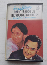 ASHA BHOSLE  KISHORE KUMAR  LOVE SONGS  Bollywood soundtrack Cassette  1990