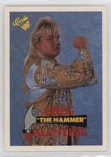 1990 Classic WWF Greg Valentine Greg The Hammer Valentine #33 0t2