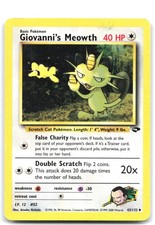 Giovanni's Meowth 43/132 Unlimited Uncommon Gym Challenge Pokemon MP on eBay