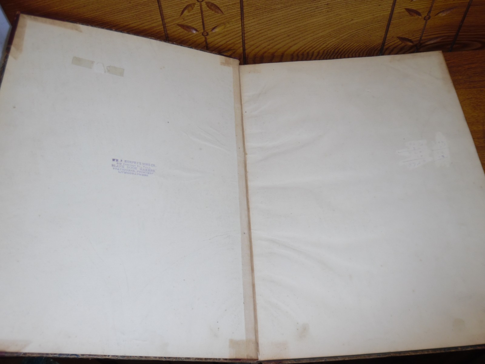 Unused Antique Pennsylvania Railroad PRR G-17-AFR Ledger Record Of Amounts Book