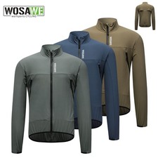 WOSAWE Unisex Cycling Wind Coat Water-repellent Wear Resistant Windproof Jacket