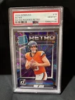 2024 Donruss Rated Rookies Retro Bo Nix RC, #19, PSA 10