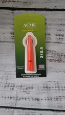 Acme Model 210.5 Plastic Dog Whistle Orange for Dogs FREE SHIPPING
