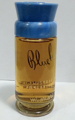 1950s Miahati Blue Fox 1 Ounce Cologne Concentrate Miahati NY Vintage Rare