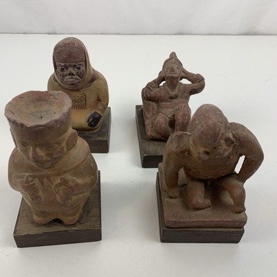 Schering Etrafon Collection Of 4, Mexico - Pharma Advert Terracotta. M