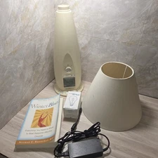 Verilux VA02 Bedside Table Lamp Clock Radio Sleep Sounds with Book & Lightbulb