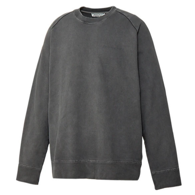 Onitsuka Tiger WASHED SWEAT TOP 100% Cotton 2183B586 Pigment Dyed